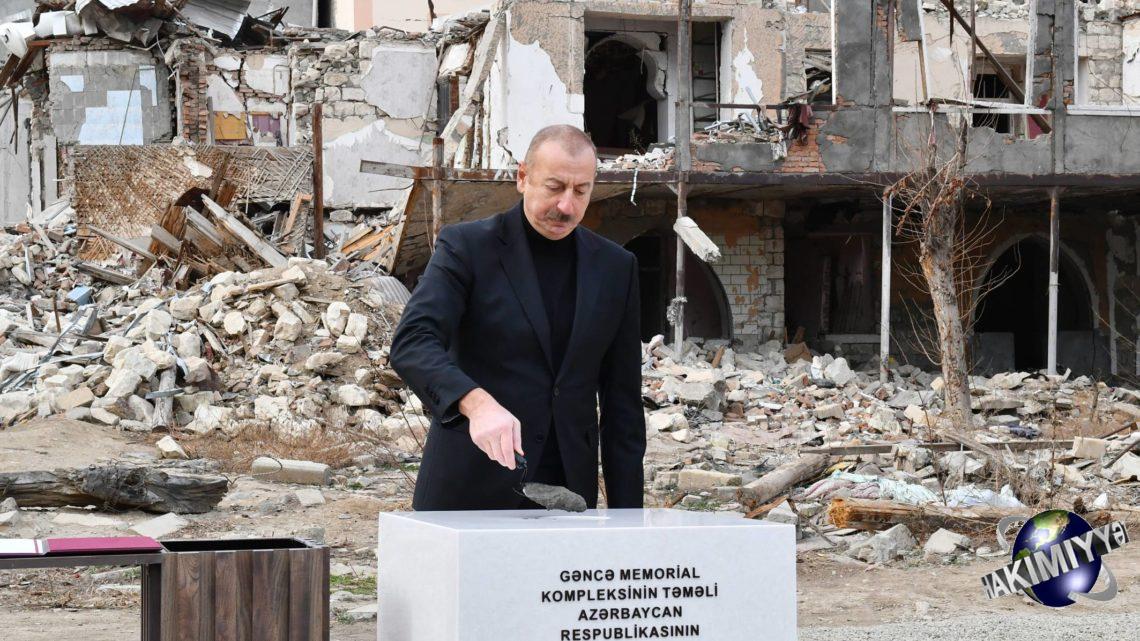Prezident İlham Əliyev Gəncə şəhərində səfərdə olub