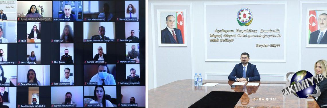 Ədliyyə Nazirliyində Azərbaycan Gəncləri Gününün 25  illiyinə həsr olunan tədbir keçirilib