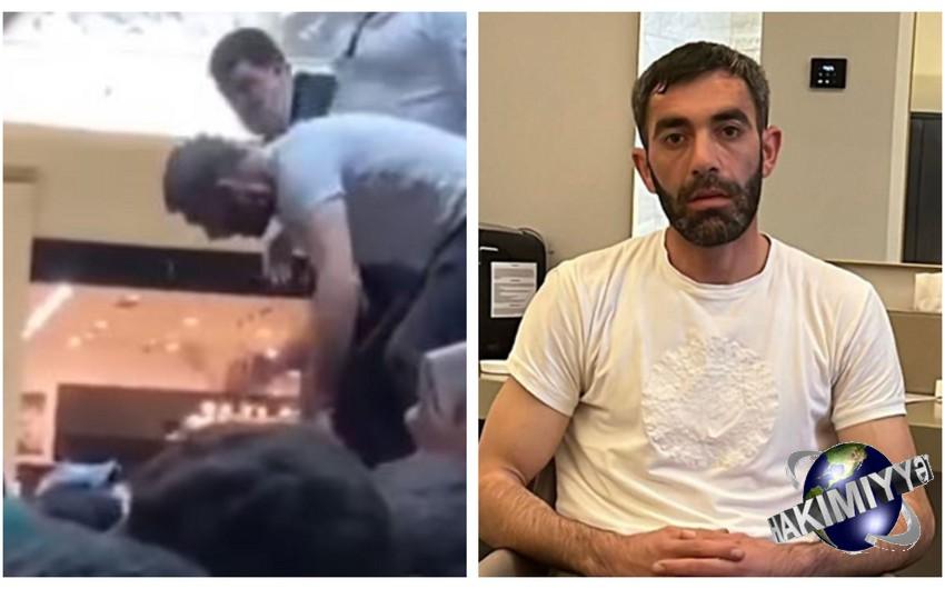 Bloger Hüseynlə şəhər sakinlərinin görüşündə zor tətbiq edən şəxs tutuldu