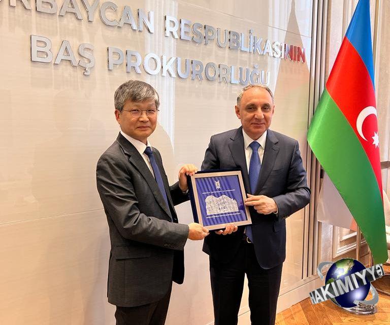 Baş prokuror Koreyanın səfiri ilə görüşüb