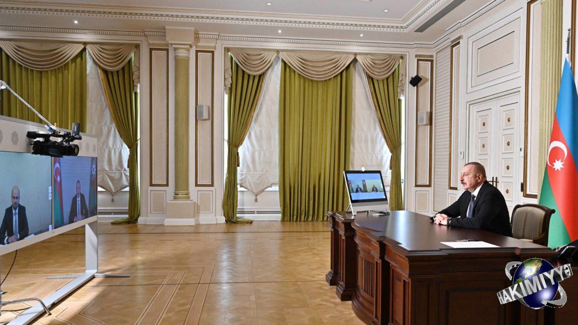 Prezident İlham Əliyev Vahid Hacıyevi videoformatda qəbul edib