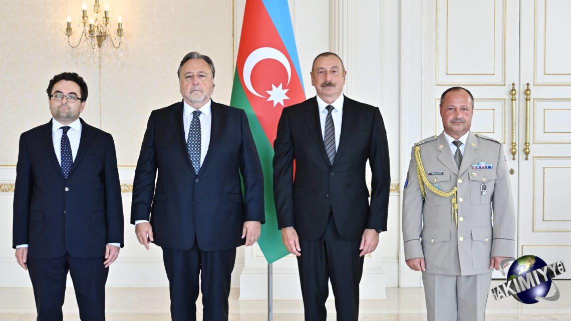 İlham Əliyev Çex Respublikasının Azərbaycanda yeni təyin olunmuş səfirinin etimadnaməsini qəbul edib