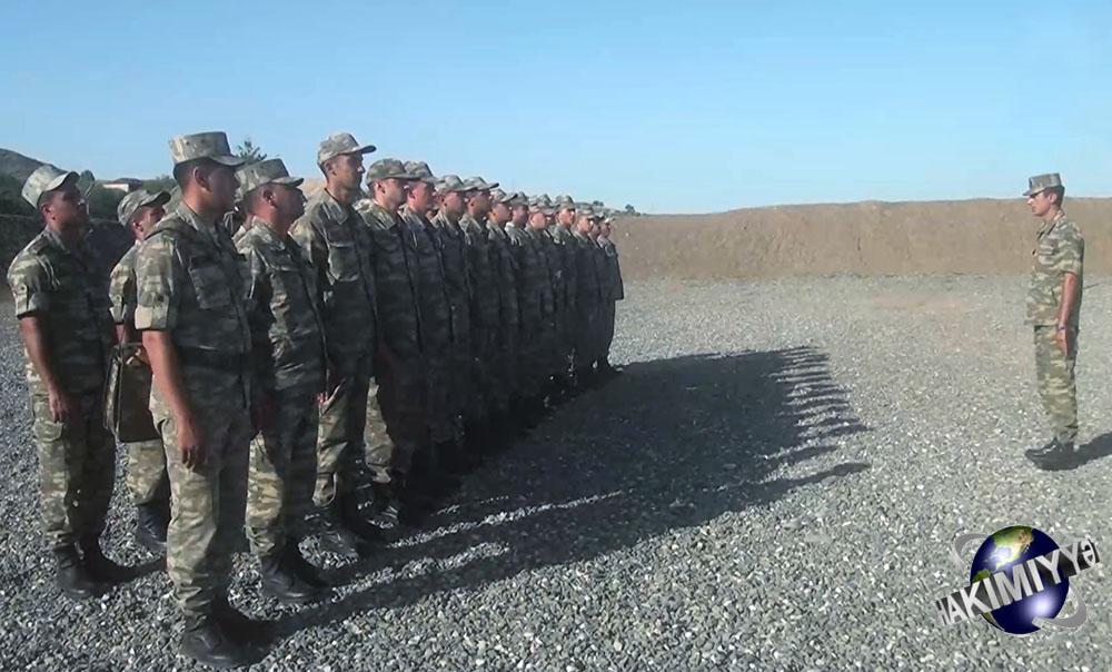 Azad edilmiş ərazilərdə qoşun xidməti yüksək səviyyədə təşkil edilir