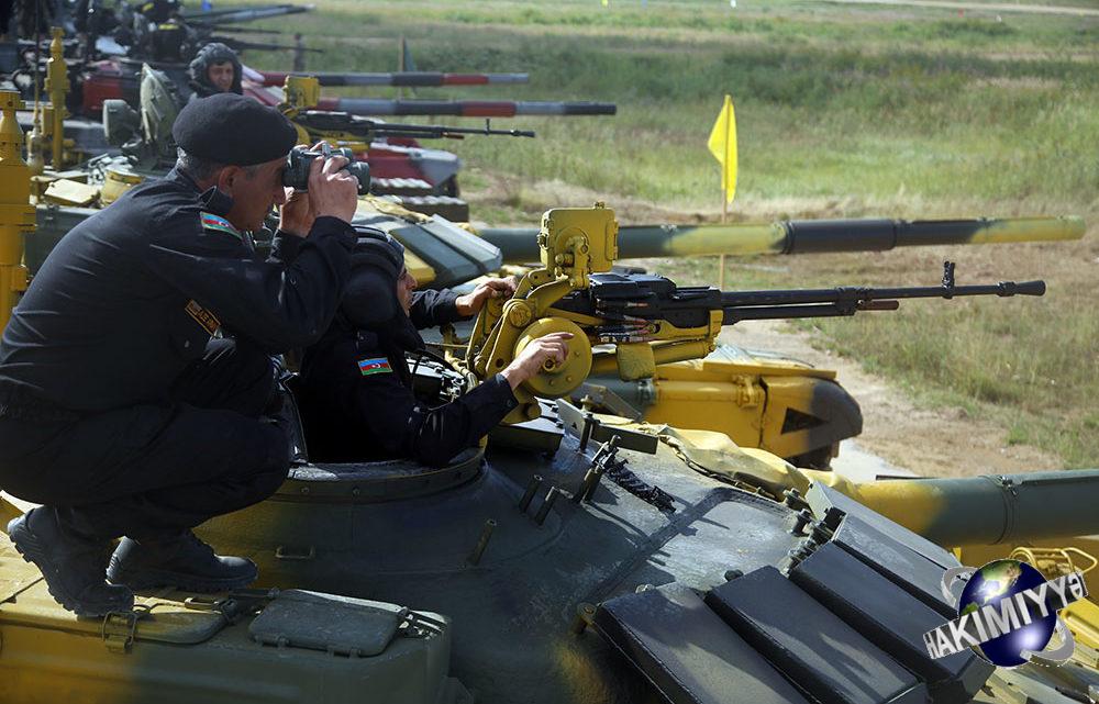 Tankçılarımız “Tank biatlonu” müsabiqəsinə hazırlıqlarını davam etdirir