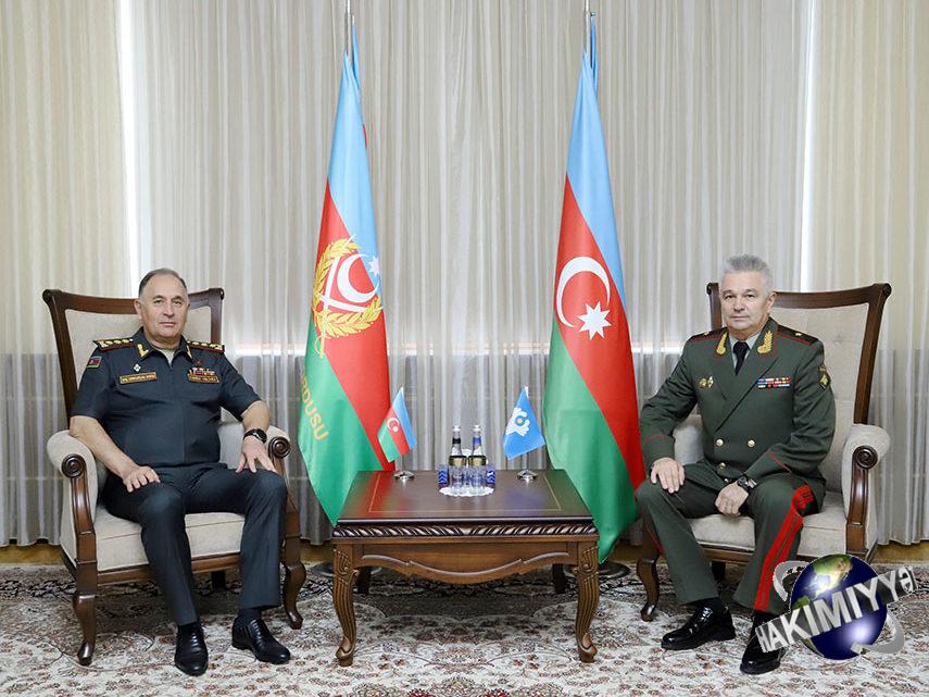 Azərbaycan Ordusunun Baş Qərargah rəisi MDB Müdafiə Nazirləri Şurasının katibi ilə görüşüb