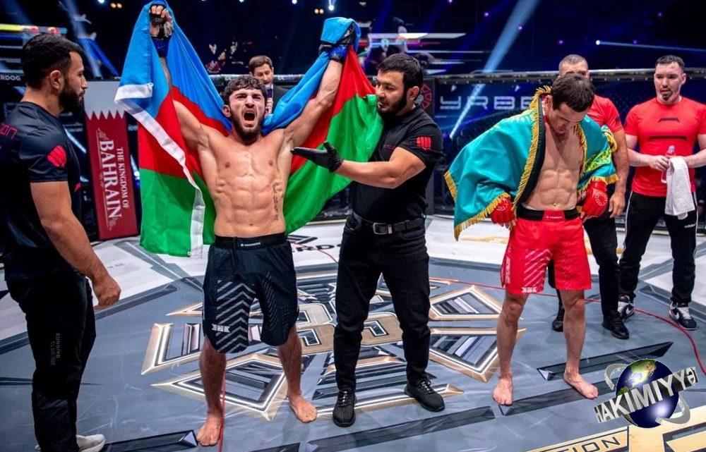 MMA döyüşçümüzün Qazaxıstanın Octagon Liqasında debütü uğurlu alınıb