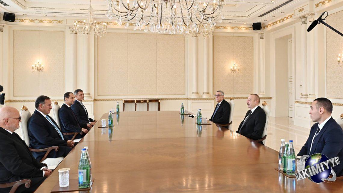 İlham Əliyev Avropa Olimpiya Komitələrinin prezidentini qəbul edib