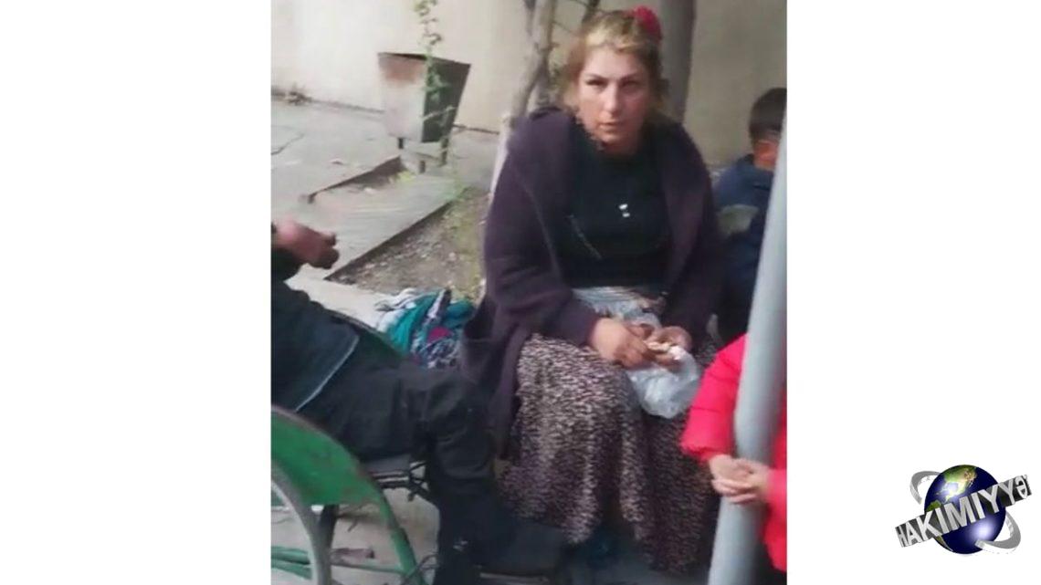 Metroda qohumlarının övladlarını diləndirən qadın həbs edildi