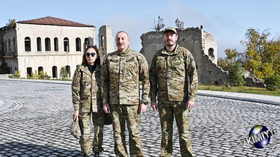 Prezident Zəfər Günü münasibətilə Şuşada təşkil olunan tədbirdə iştirak edib