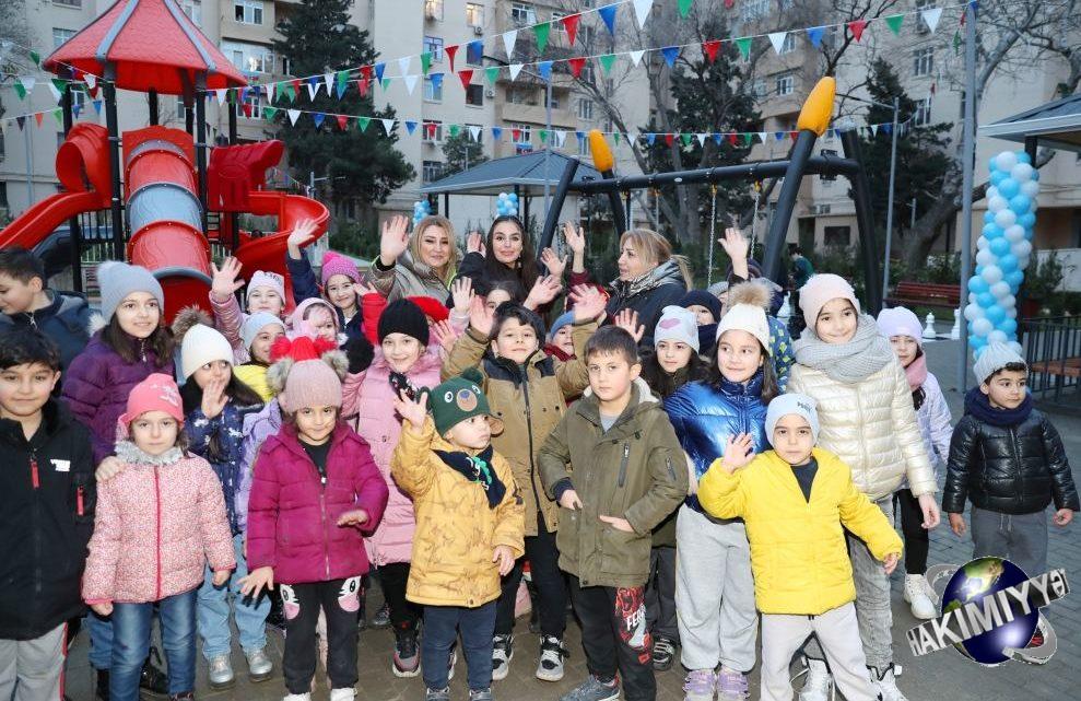 Leyla Əliyeva “Bizim həyət” layihəsi çərçivəsində növbəti  açılışda iştirak edib