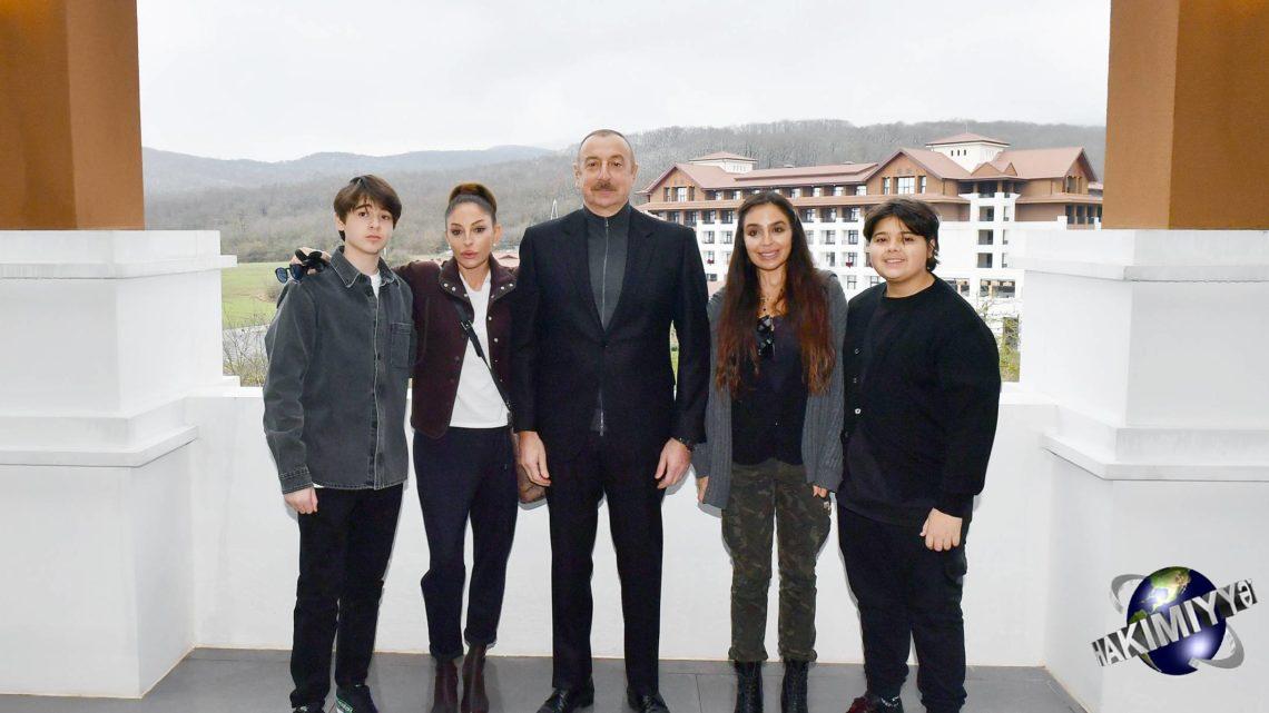 İlham Əliyev və birinci xanım Mehriban Əliyeva “Şabran” İstirahət Kompleksinin açılışında iştirak ediblər