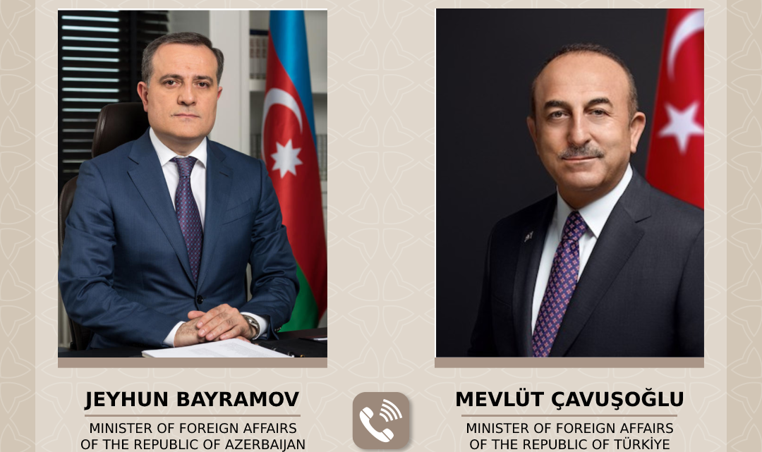 Ceyhun Bayramov və Mövlud Çavuşoğlu arasında telefon danışığı olub