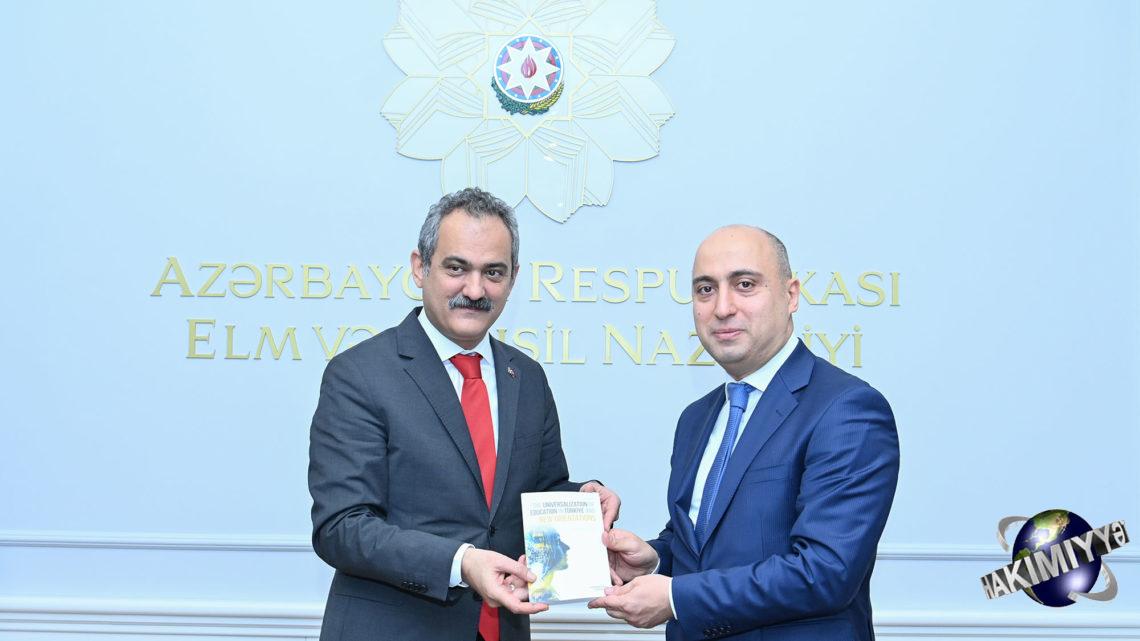 Türkiyənin milli təhsil naziri ölkəmizdə səfərdədir