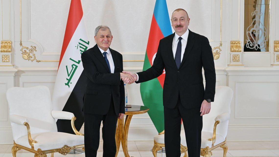 Prezident İham Əliyev İraq Prezidenti Əbdüllətif Camal Rəşid ilə görüşüb