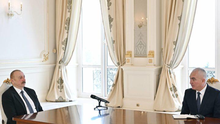 Prezident İlham Əliyev Məsim Məmmədovu Prezidentin Laçın rayonunda xüsusi nümayəndəsi təyin olunması ilə əlaqədar qəbul edib