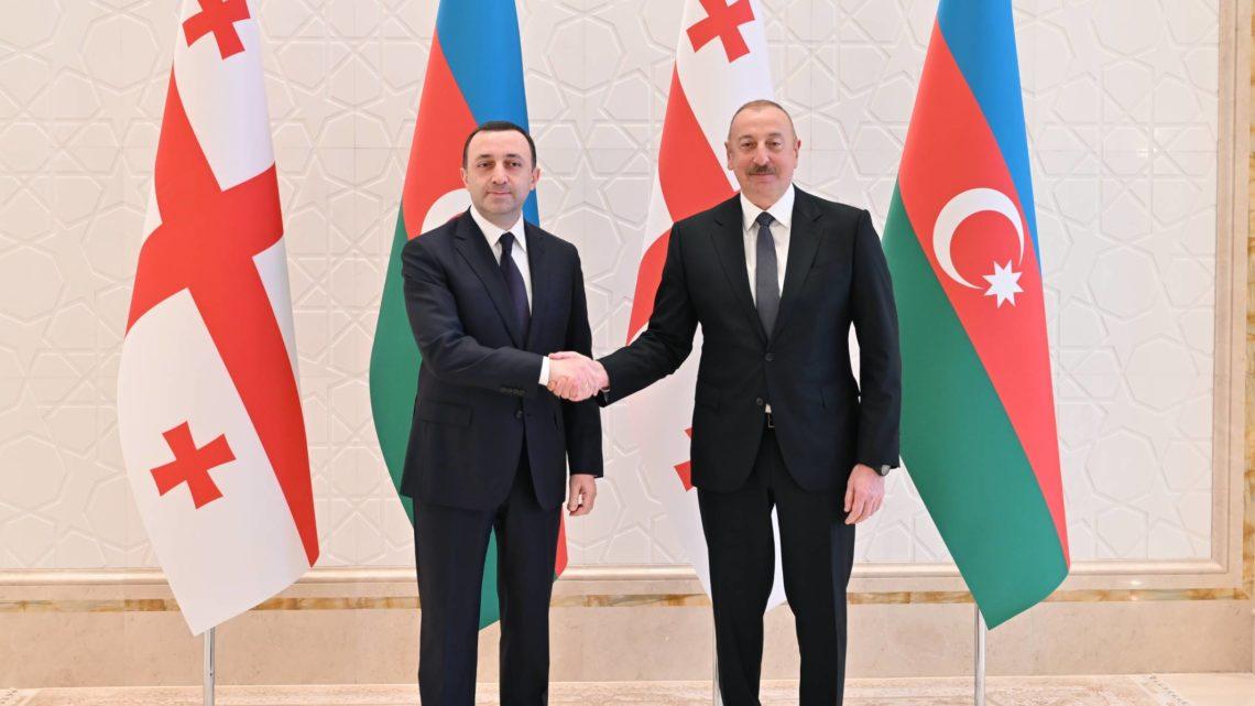 Prezident İlham Əliyevin Gürcüstanın Baş naziri ilə təkbətək görüşü olub