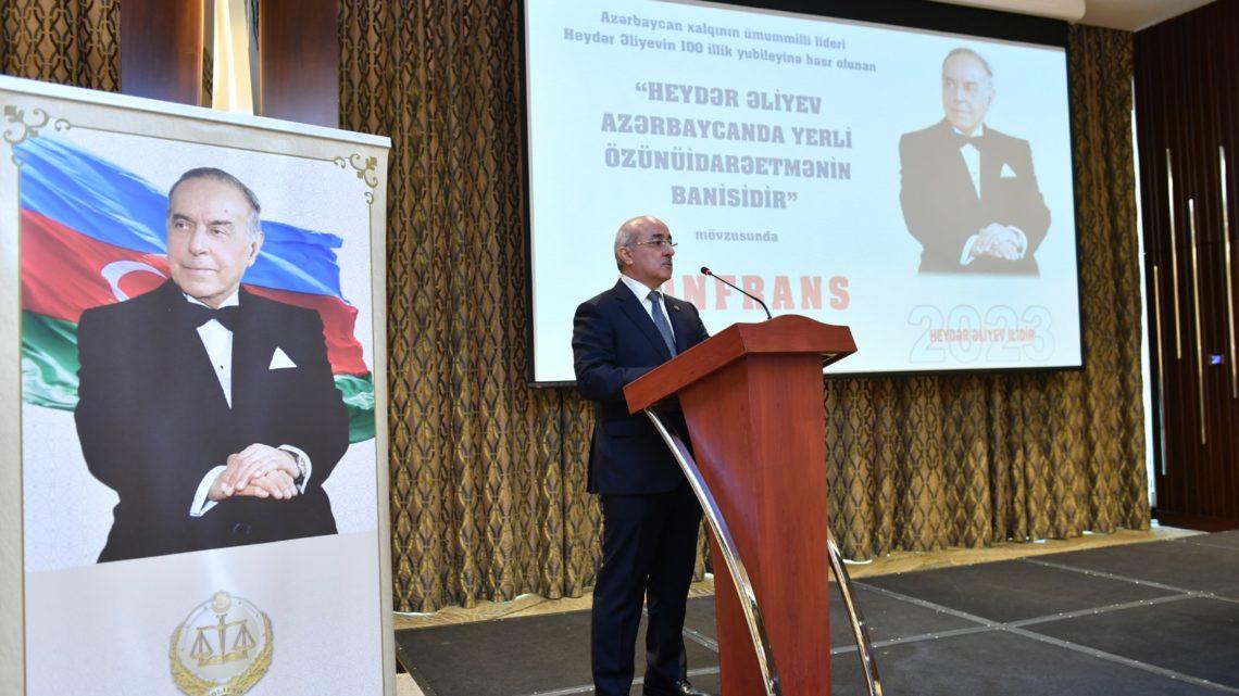 “Heydər Əliyev Azərbaycanda yerli özünüidarəetmənin banisidir” mövzusunda konfrans keçirilib
