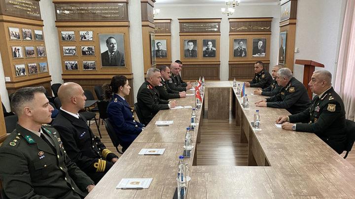 Bakıda Azərbaycan, Türkiyə və Gürcüstan hərbi təhsil müəssisələri rəhbərlərinin üçtərəfli görüşü keçirilib