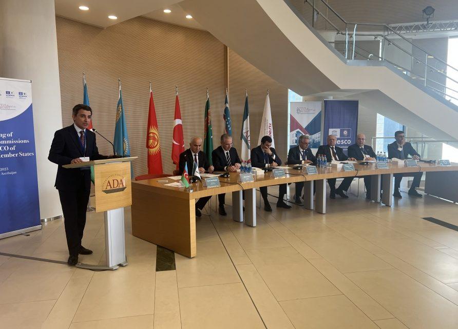 TÜRKSOY-a üzv ölkələrin UNESCO üzrə Milli Komissiyalarının Bakıda iclası keçirilir