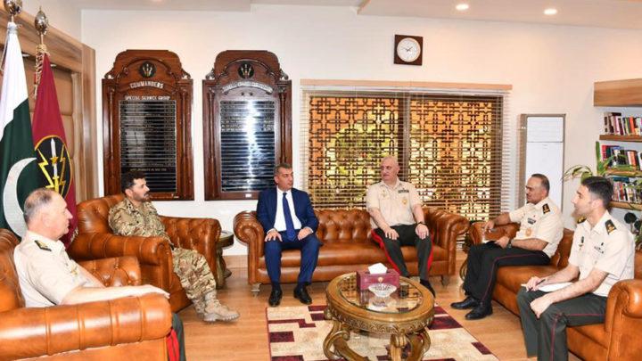 Baş Qərargah rəisi Pakistan Xüsusi Xidmətlər Qrupu diviziyasında olub