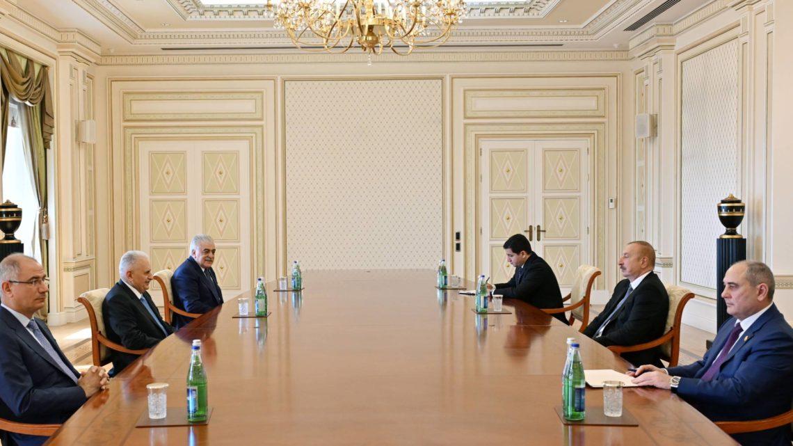 Prezident İlham Əliyev  Binəli Yıldırımı qəbul edib