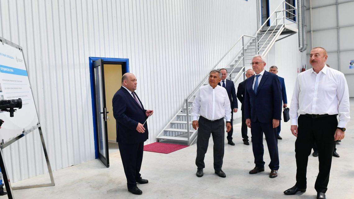 Prezident İlham Əliyev və RF-nin Tatarıstan Respublikasının Rəisi Rüstəm Minnixanov Cəbrayıl rayonunda