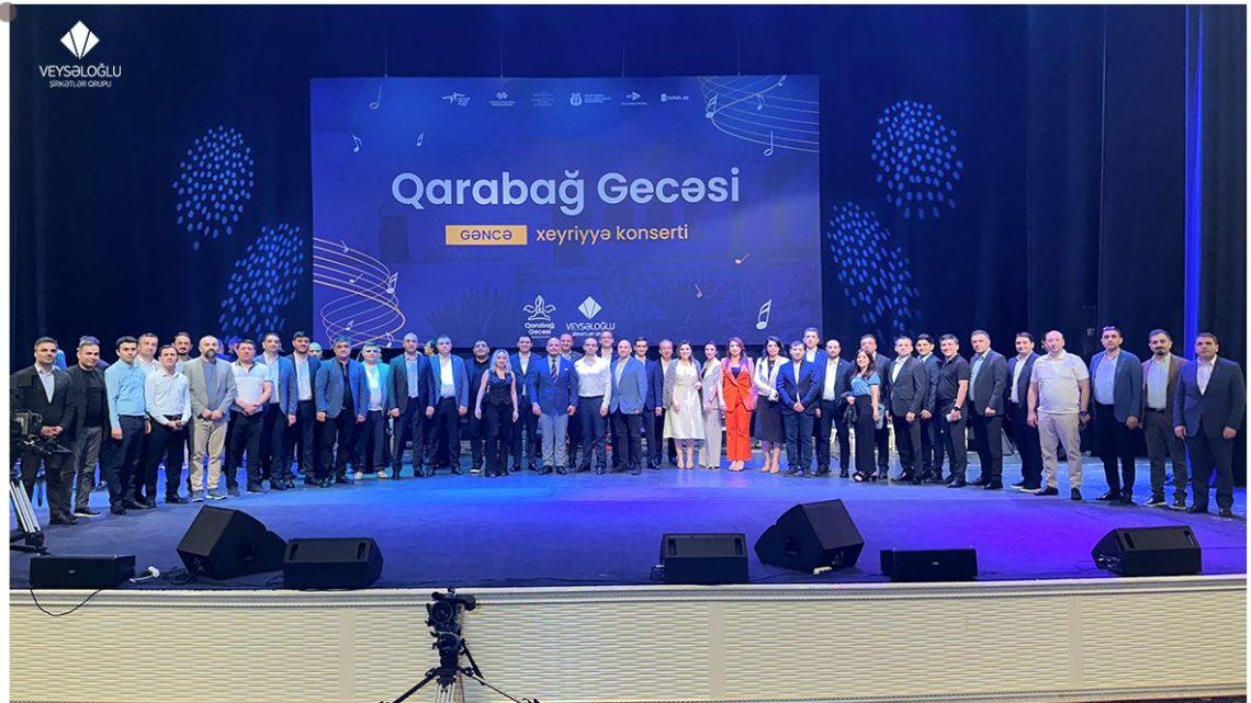 Veysəloğlu Şirkətlər Qrupu “Qarabağ gecəsi” xeyriyyə konsertinin baş sponsoru olub