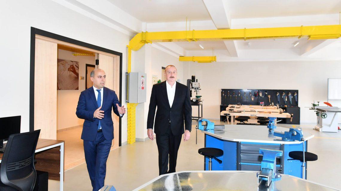 Prezident İlham Əliyev Cəlilabad Dövlət Peşə Təhsil Mərkəzinin açılışında iştirak edib