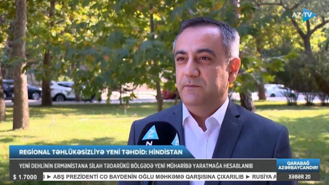 Hindistanın İran vasitəsilə Ermənistana silah göndərməsi bölgəmiz üçün ciddi təhlükədir – Sahil Kərimli
