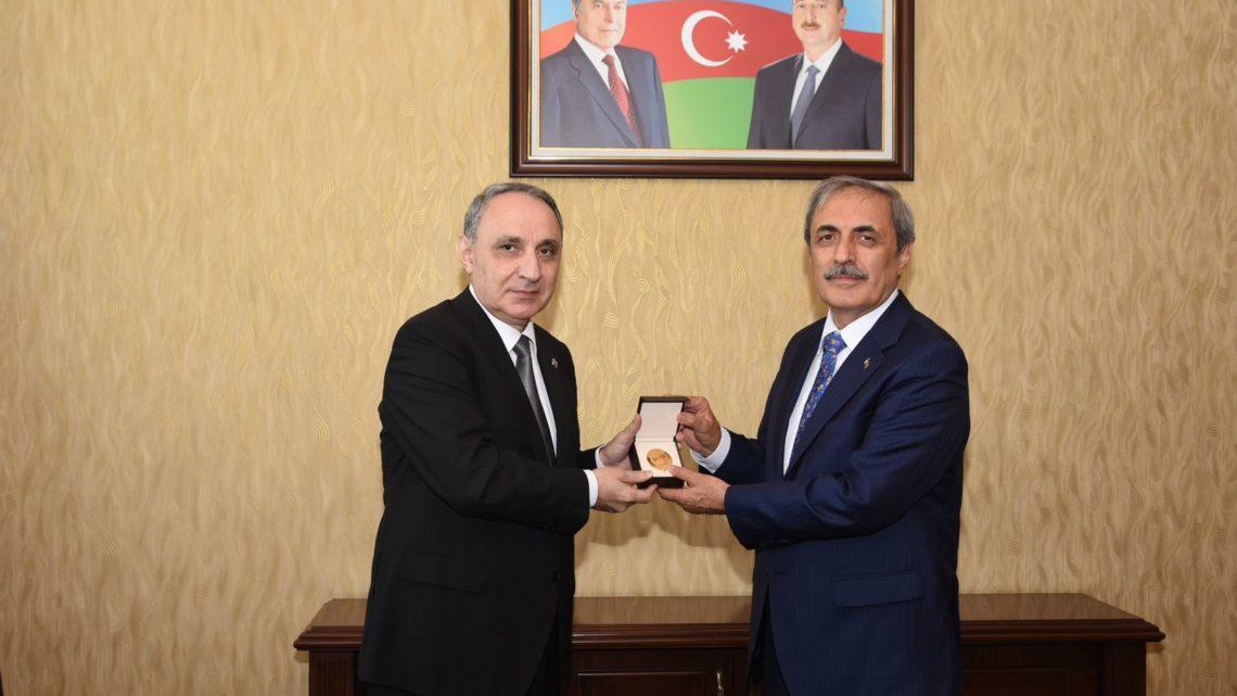 Türkiyənin Ali Məhkəməsinin sədri və Baş prokuroru Naxçıvana səfər edib