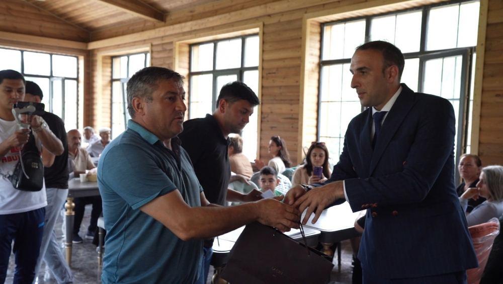 Laçına bu gün köçürülən ailələrə evlərinin açarı təqdim olunub (FOTO)