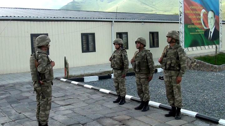 Azad edilmiş ərazilərdə xidməti-döyüş fəaliyyəti yüksək səviyyədə təşkil olunur