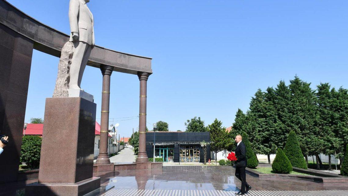 Prezident İlham Əliyev Şəmkir rayonuna səfər edib