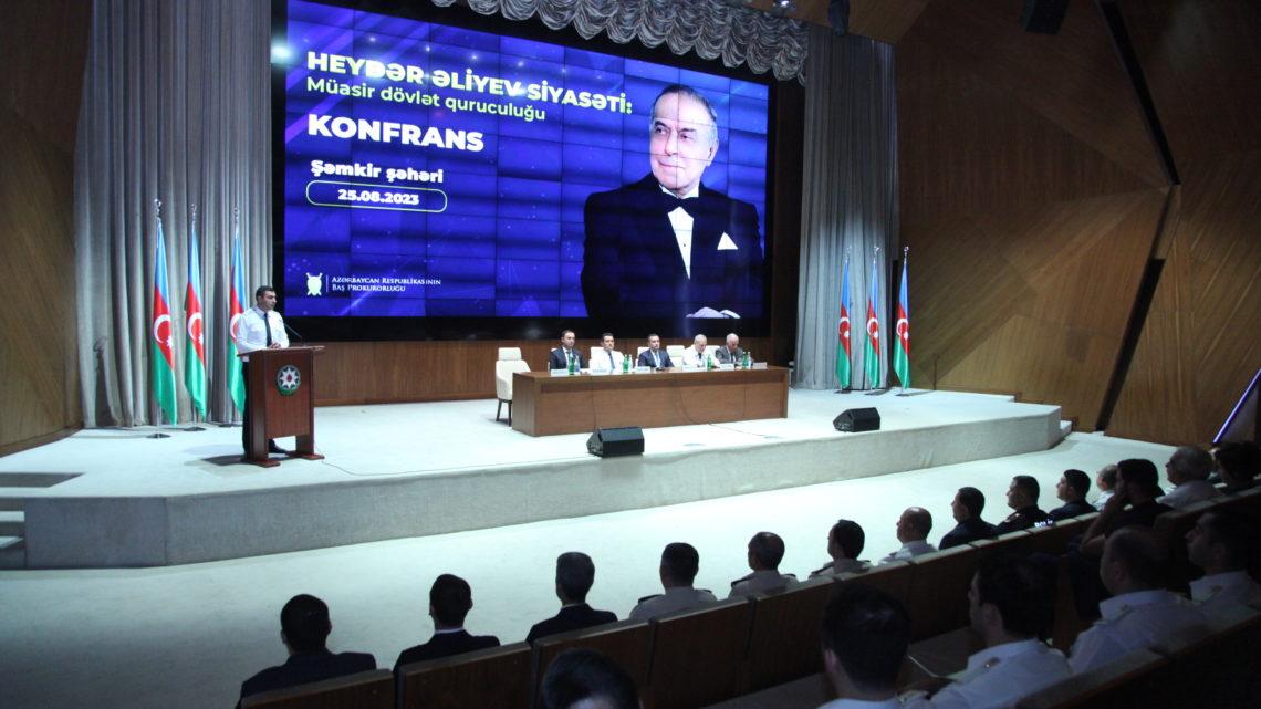 “Heydər Əliyev İli” münasibətilə növbəti konfrans Şəmkirdə təşkil edilib