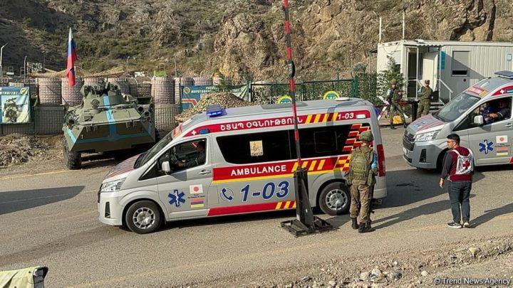 Laçın postundan tibbi yardıma ehtiyacı olan 23 nəfər Ermənistana aparıldı