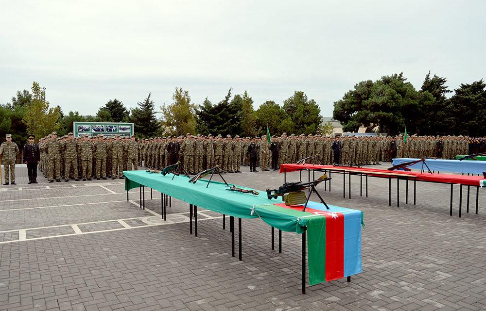 Hərbi liseydə andiçmə mərasimi keçirilib