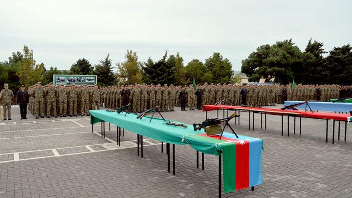 Hərbi liseydə andiçmə mərasimi keçirilib
