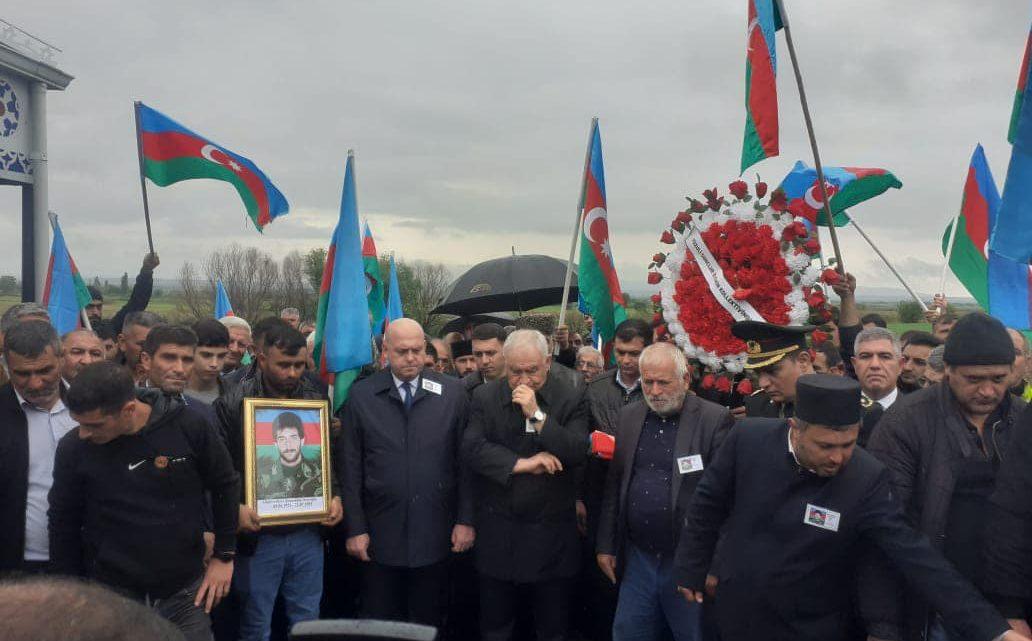 Birinci Qarabağ müharibəsində itkin düşən döyüşçüsü Şəmsəddin Allahverdiyevin meyitinin qalıqları Füzulidə dəfn olundu