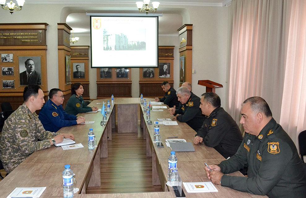 Azərbaycanla Qazaxıstan arasında hərbi təhsil sahəsində əməkdaşlıq məsələləri müzakirə edilib