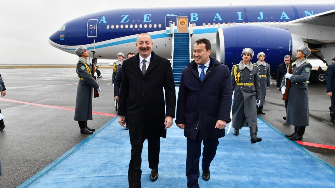 Prezident İlham Əliyevin Qazaxıstana səfəri