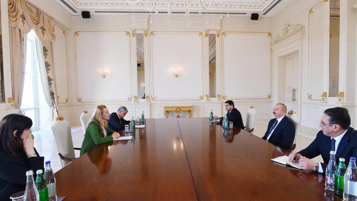 Prezident İlham Əliyev BMT-nin Avropa üzrə İqtisadi Komissiyasının icraçı katibini qəbul edib