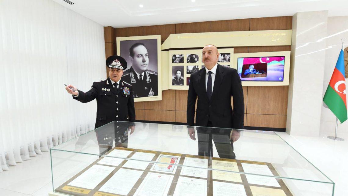 Prezident İlham Əliyev Dövlət Təhlükəsizliyi Xidmətinin yeni inzibati binalarının açılışında iştirak edib
