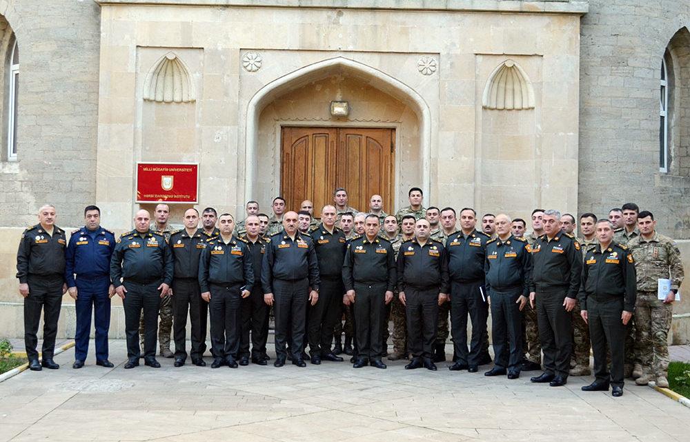 Hərbi İdarəetmə İnstitutunda buraxılış mərasimi keçirilib
