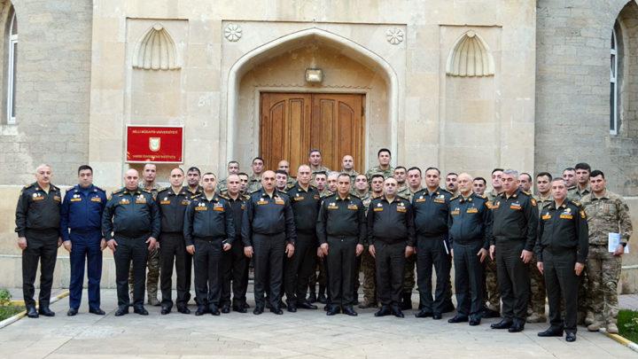 Hərbi İdarəetmə İnstitutunda buraxılış mərasimi keçirilib