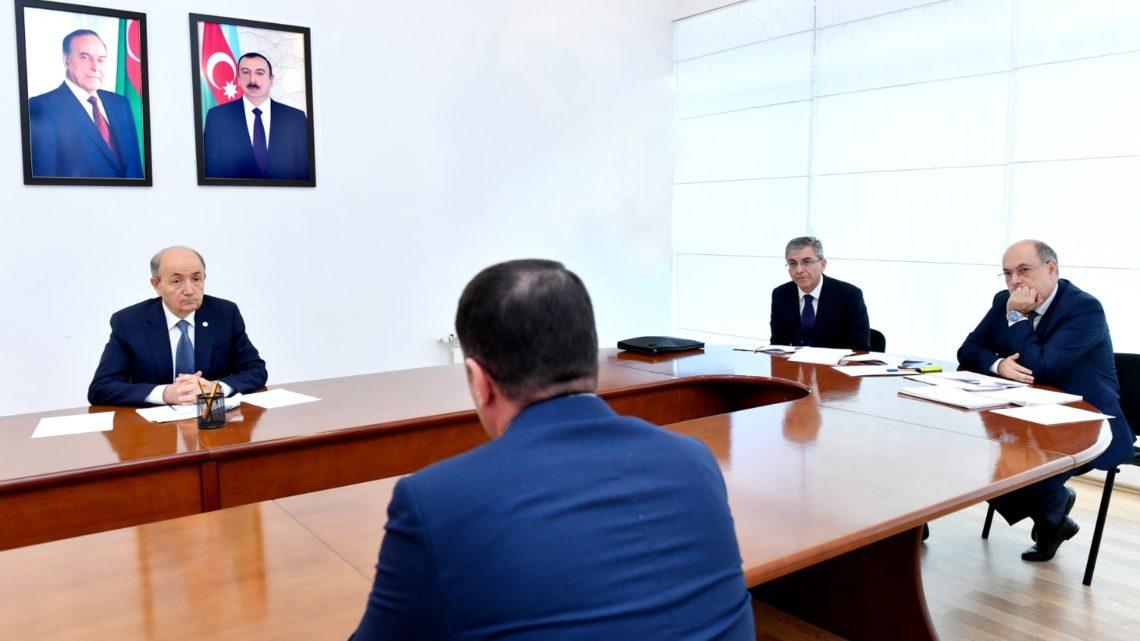 Ədliyyə naziri Şabranda vətəndaşları qəbul edib