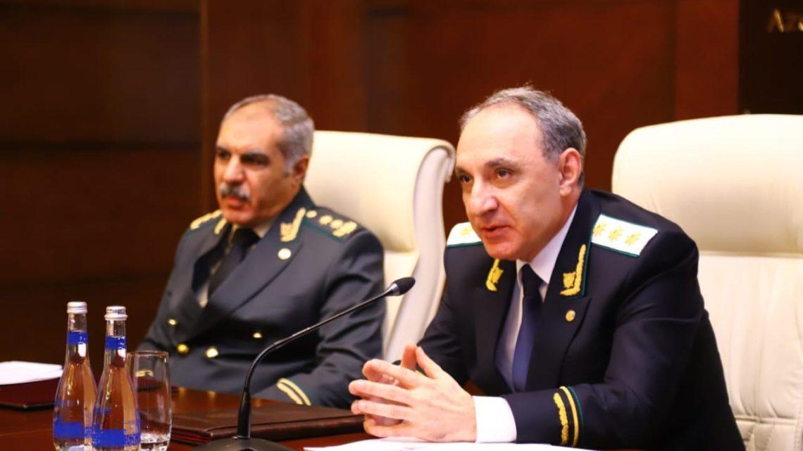 Azərbaycan Respublikasının Hərbi Prokurorluğunda geniş kollegiya iclası keçirilib