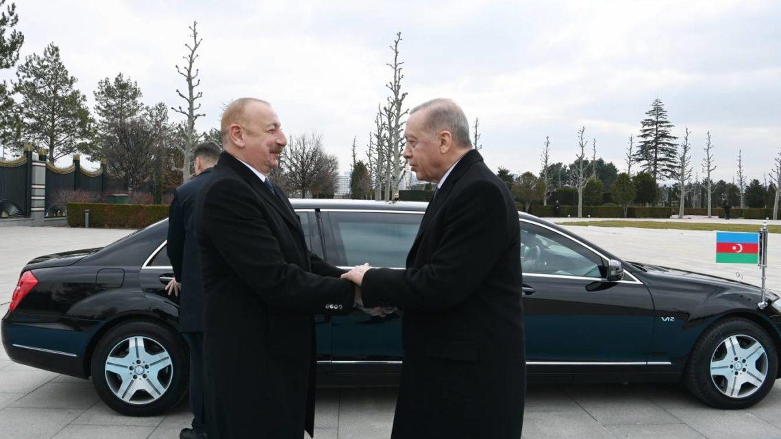 Prezident İlham Əliyevin Ankarada rəsmi qarşılanma mərasimi olub