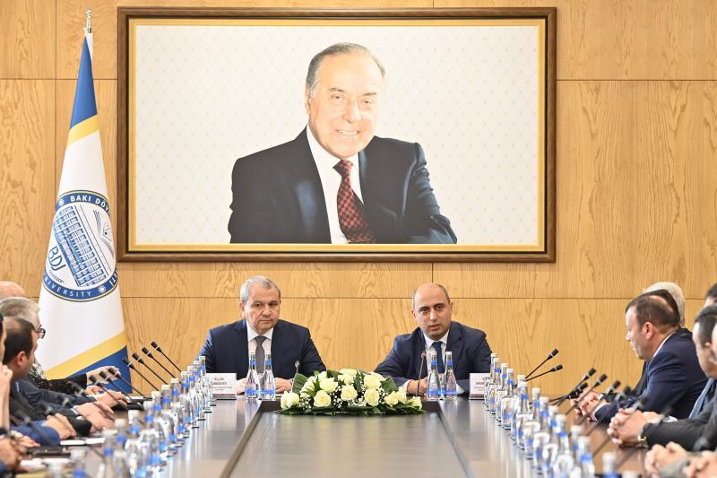 Elm və təhsil naziri BDU-nun Elmi Şurasının iclasında iştirak edib
