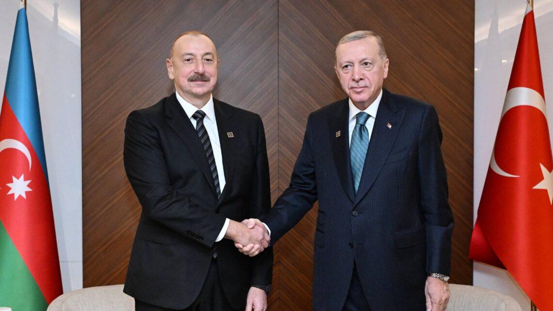 Bişkekdə İlham Əliyevin Türkiyə Prezidenti Rəcəb Tayyib Ərdoğan ilə görüşü olub