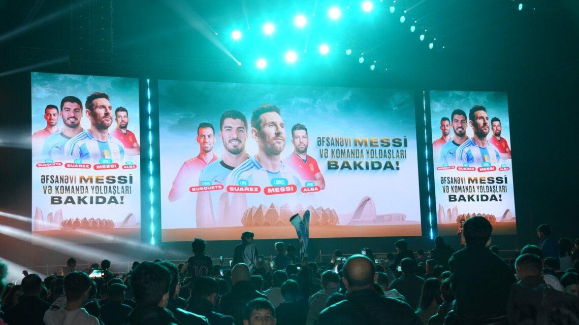 Messi Azərbaycana minnətdarlığını ifadə etdi! Dünya ulduzlarının iştirakı ilə möhtəşəm bayram